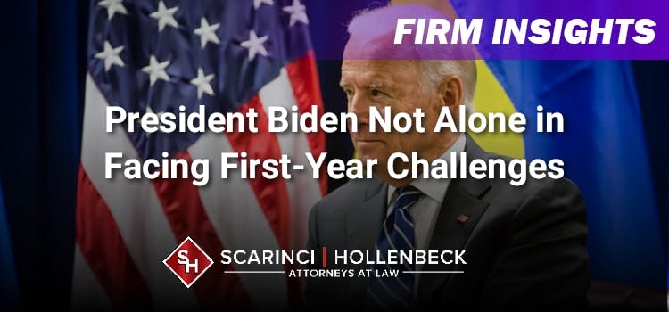 President Biden Not Alone in Facing First-Year Challenges