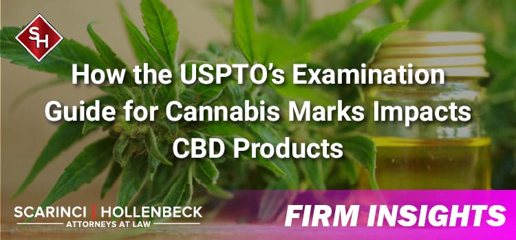Understanding How the USPTO’s Examination Guide for Cannabis Marks Impacts CBD Products