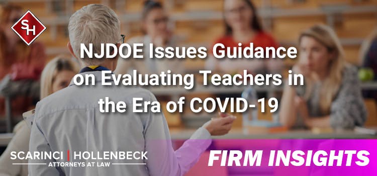 NJDOE Issues Guidance on Evaluating Teachers in the Era of COVID-19