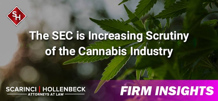 The SEC is Increasing Scrutiny of the Cannabis Industry