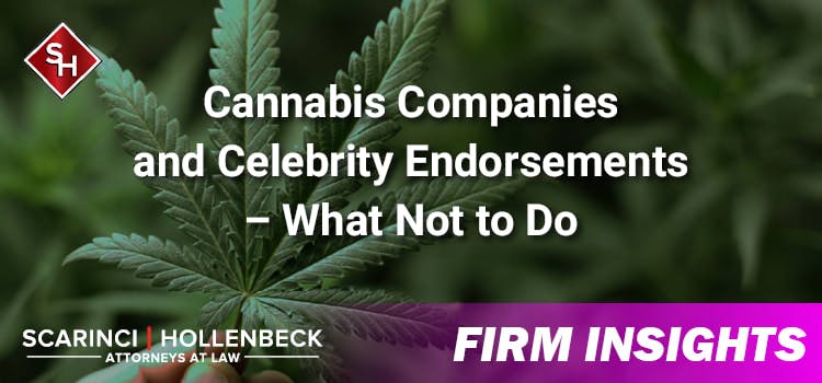 Cannabis Companies and Celebrity Endorsements – What Not to Do
