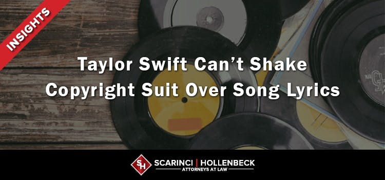 Taylor Swift Can’t Shake Copyright Suit Over Song Lyrics