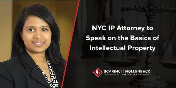 NYC IP Attorney to Speak on the Basics of Intellectual Property