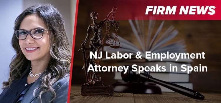 NJ Labor & Employment Attorney Speaks in Spain