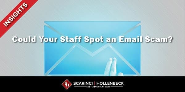 Could Your Staff Spot an Email Scam ?