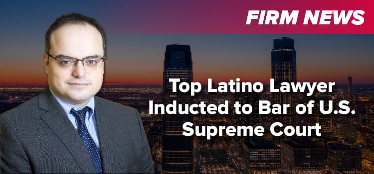Top Latino Lawyer Inducted to Bar of U.S. Supreme Court