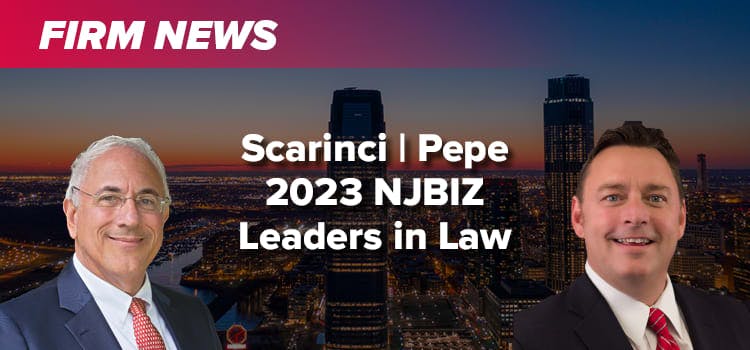 Business Journal NJBIZ Names Donald Scarinci and Donald M. Pepe Leaders in Law