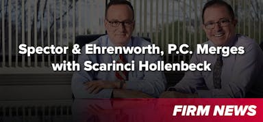 Spector & Ehrenworth, P.C. Merges with Scarinci Hollenbeck