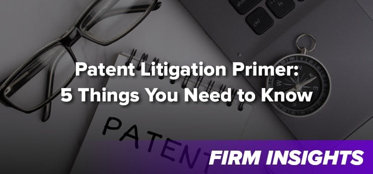Patent Litigation Primer the Five Things You Need to Know