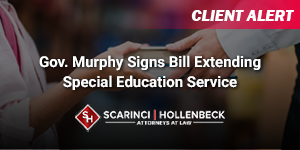 Gov. Murphy & Bill Extending Special Education Service