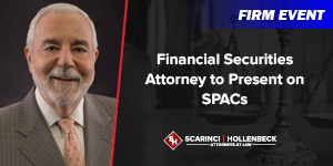 Financial Securities Attorney to Present on SPACs