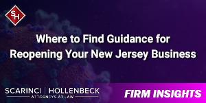 Where to Find Guidance for Reopening Your New Jersey Business