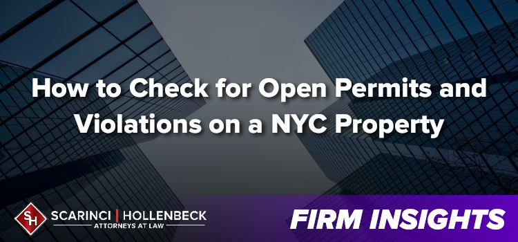 How to Check for Open Permits and Violations on a NYC Property