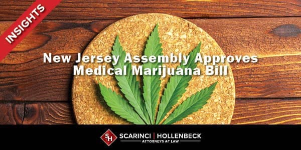 New Jersey Assembly Approves Medical Marijuana Bill