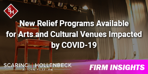 New Relief Programs Available for Arts and Cultural Venues Impacted by COVID-19