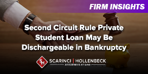 Second Circuit Rule Private Student Loan May Be Dischargeable in Bankruptcy