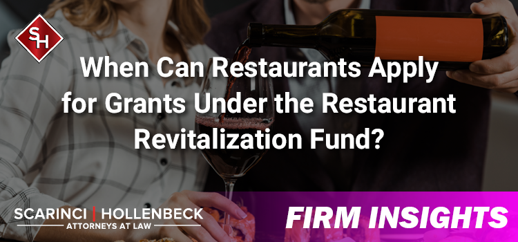 When Can Restaurants Apply for Grants Under the Restaurant Revitalization Fund?