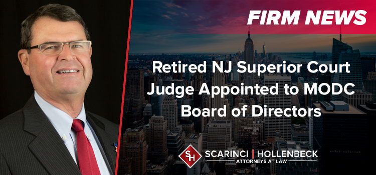 Retired NJ Superior Court Judge Appointed to MODC Board of Directors